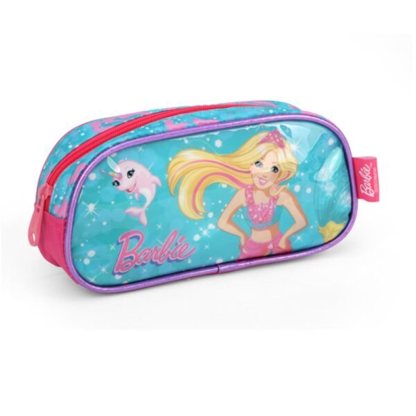 Kit Mochila De Rodinha Barbie Sereia +Lancheira +Estojo - Imagem 7