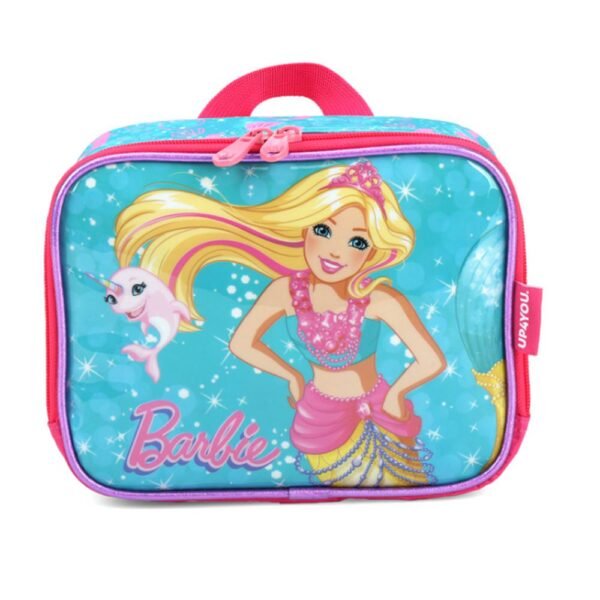 Kit Mochila De Rodinha Barbie Sereia +Lancheira +Estojo - Imagem 4