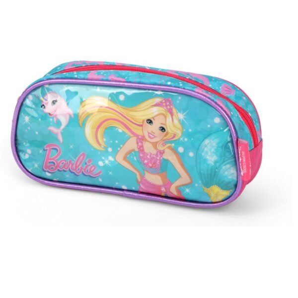 Kit Mochila De Rodinha Barbie Sereia +Lancheira +Estojo - Imagem 6