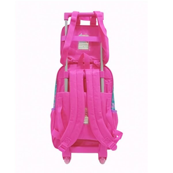 Kit Mochila De Rodinha Barbie Sereia +Lancheira +Estojo - Imagem 2