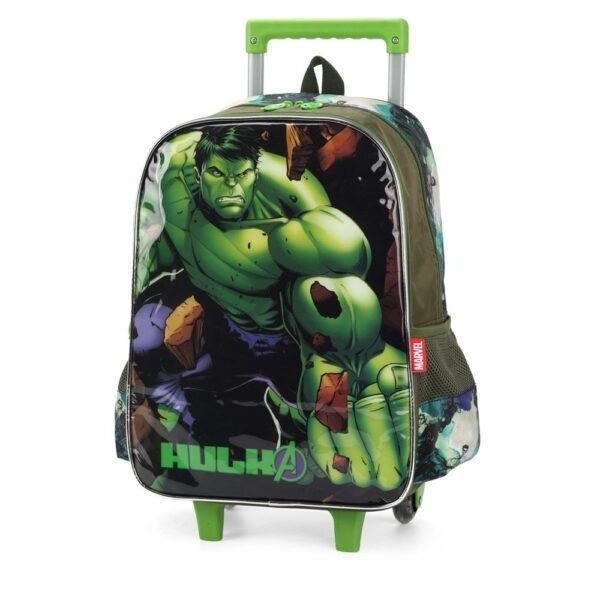 Kit Mochila De Rodinha Hulk + Lancheira Verde Luxcel - Image 3