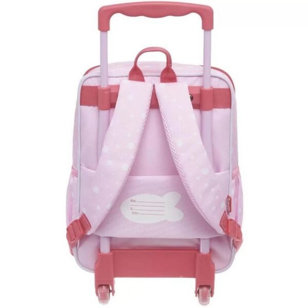 Kit Mochila De Rodinha Kouii Filhotiis Gato+ Lancheira - Imagem 3