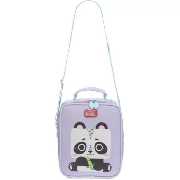Kit Mochila De Rodinha Kouii Filhotiis Panda+Lancheira - Imagem 5