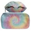 Kit Necessaire Plastica 2 pecas Tye Dye Azul K081