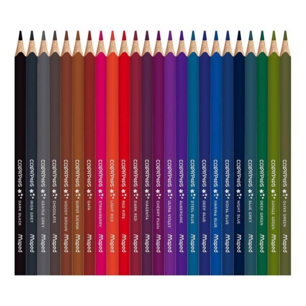 Lapis De Cor Maped Triangular 72 Cores Color Peps Star - Imagem 4