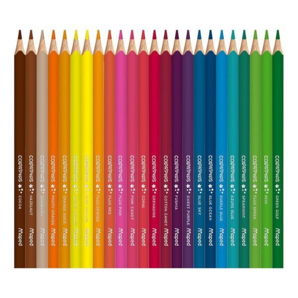 Lapis De Cor Maped Triangular 72 Cores Color Peps Star - Imagem 3