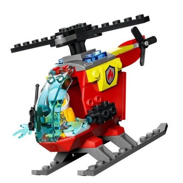 Lego City Helicoptero Dos Bombeiros 53 Pecas 60318 - Imagem 5
