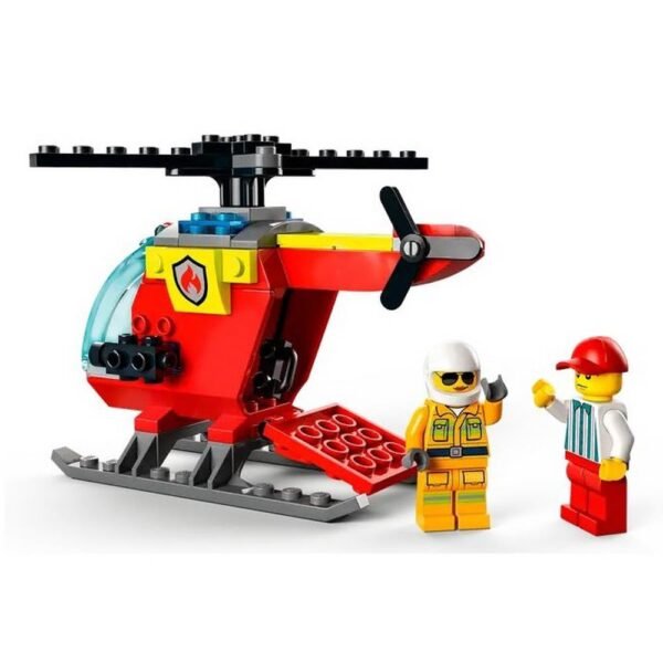 Lego City Helicoptero Dos Bombeiros 53 Pecas 60318 - Imagem 3