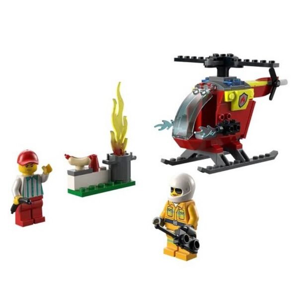 Lego City Helicoptero Dos Bombeiros 53 Pecas 60318 - Imagem 4