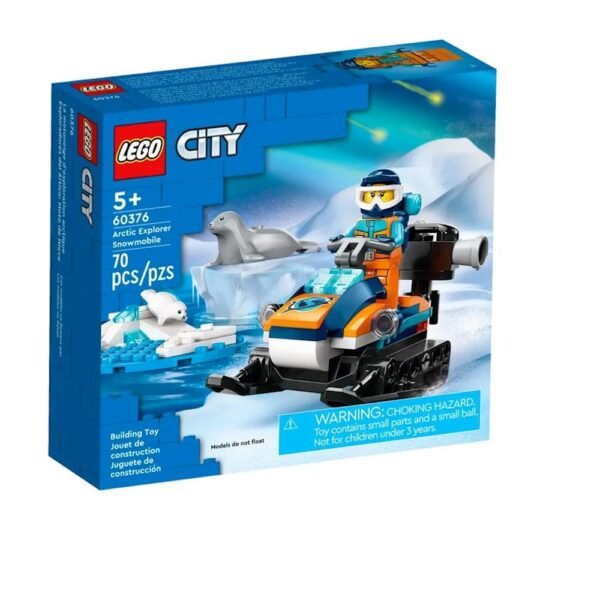 Lego City Moto De Neve De Exploracao Artica 70 Pecas 60376