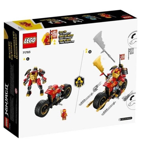 Lego Ninjago Robo Motoqueiro Evo Do Kai 312 Pecas 71783 - Imagem 2