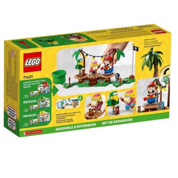 Lego Super Mario Ritmo Tropical Da Dixie Kong 71421 - Imagem 2