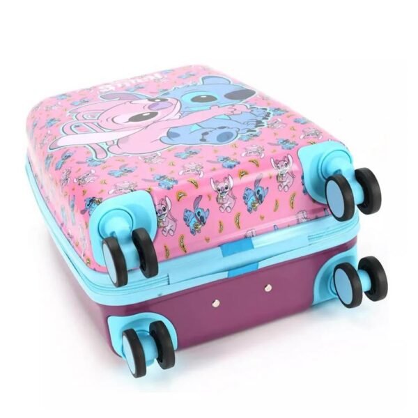 Mala De Viagem Bordo 360 Disney Stitch E Angel Luxcel - Imagem 6