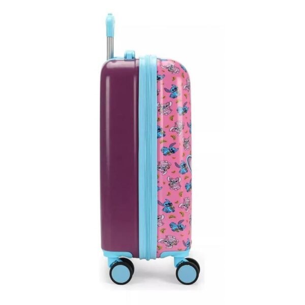 Mala De Viagem Bordo 360 Disney Stitch E Angel Luxcel - Imagem 7