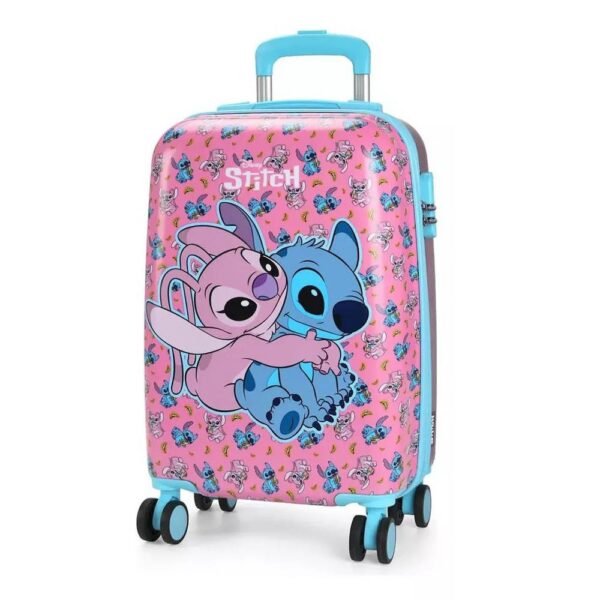 Mala De Viagem Bordo 360 Disney Stitch E Angel Luxcel - Imagem 2