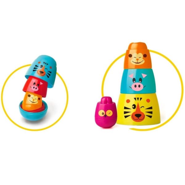 Brinquedo Para Bebe Matrioska Bichitos Elka - Imagem 4