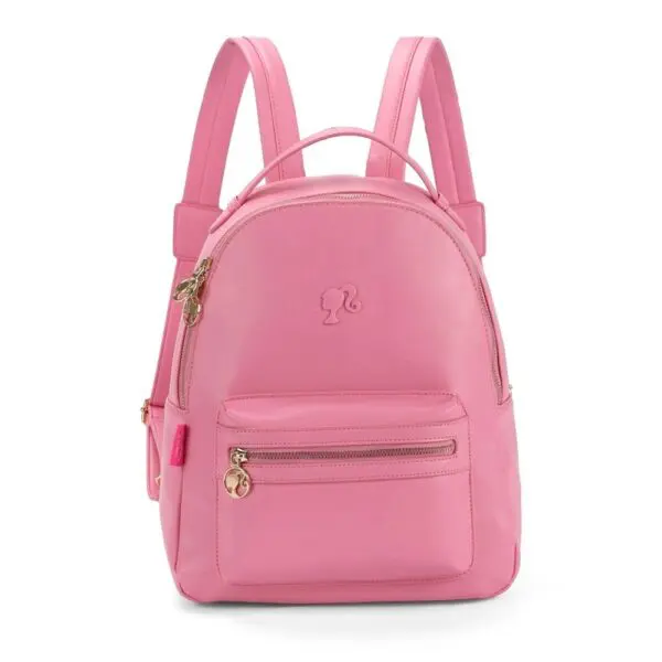 Mochila De Costa Pequena Barbie Pink Sintetica Luxcel – Papelaria