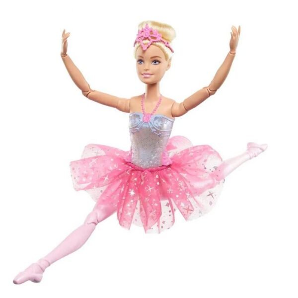 Barbie Dreamtopia Bailarina Com Luzes Brilhantes Mattel - Imagem 5