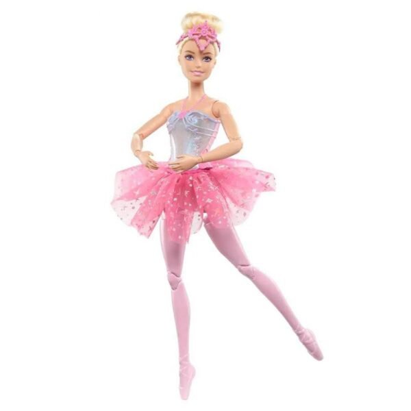 Barbie Dreamtopia Bailarina Com Luzes Brilhantes Mattel - Imagem 4