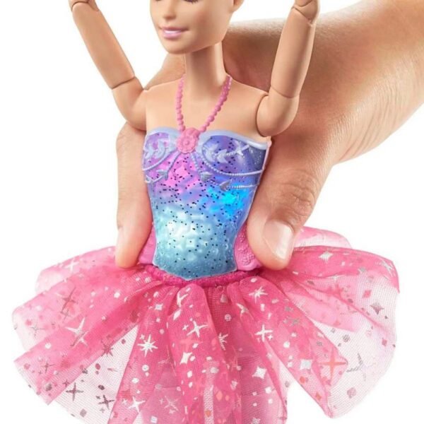 Barbie Dreamtopia Bailarina Com Luzes Brilhantes Mattel - Imagem 3