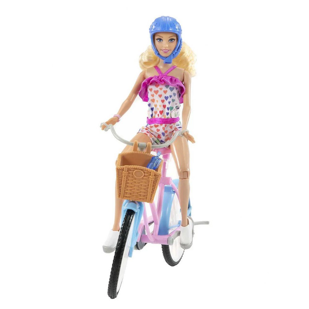 Boneca Barbie Passeio De Bicicleta Com Acessorios Mattel - Imagem 4
