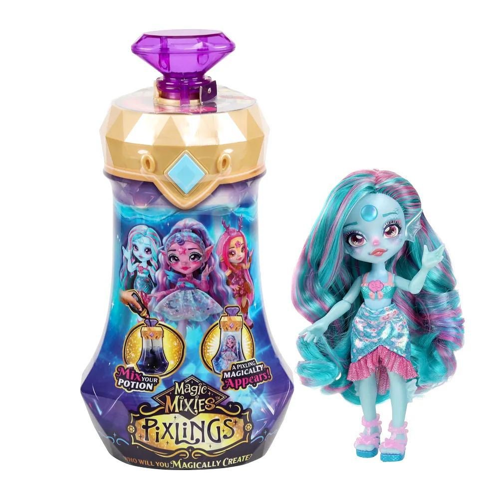 Boneca Magic Mixies Pixlings - Aqua Candide
