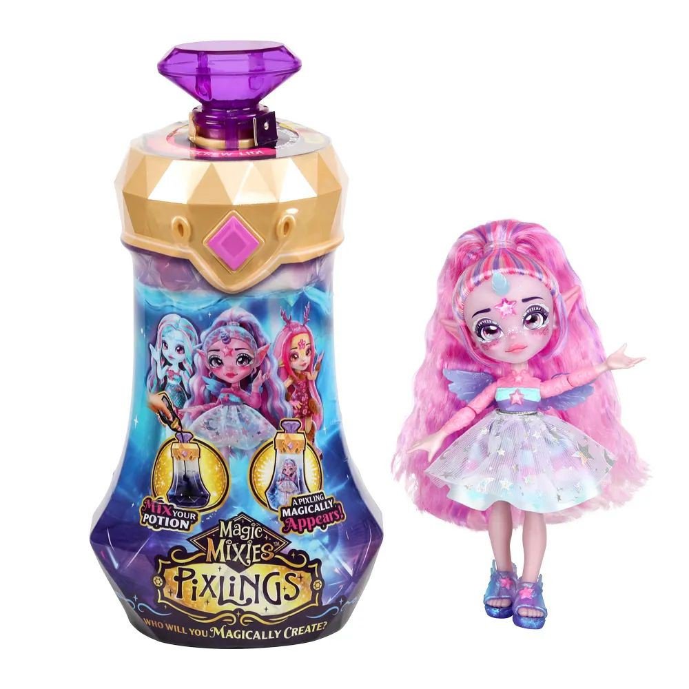 Boneca Magic Mixies Pixlings - Purple - Candide