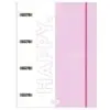 Caderno Argolado Universitario Tilibra Happy Com Elastico