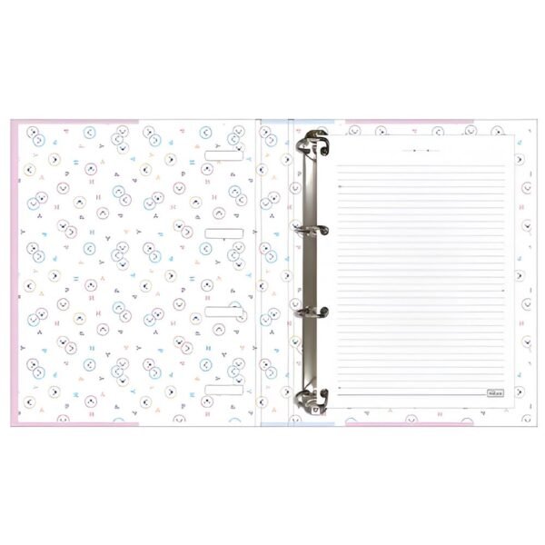 Caderno Argolado Universitario Tilibra Happy Com Elastico - Imagem 3