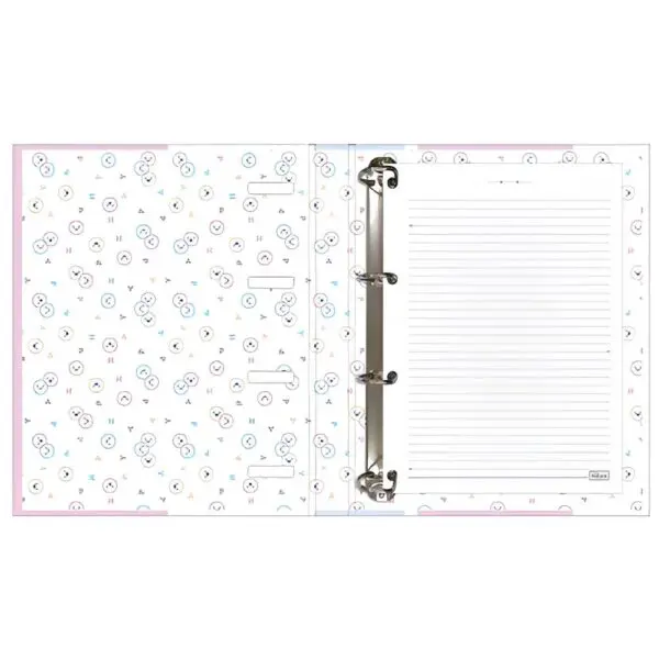 Caderno Argolado Universitario Tilibra Happy Com Elastico - Imagem 3