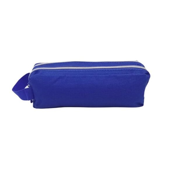 Estojo Escolar Daterra Lona Duplo Azul Turquesa 815795