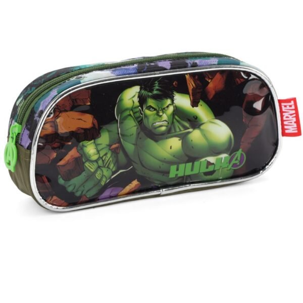 Estojo Escolar Infantil Hulk Soco Luxcel