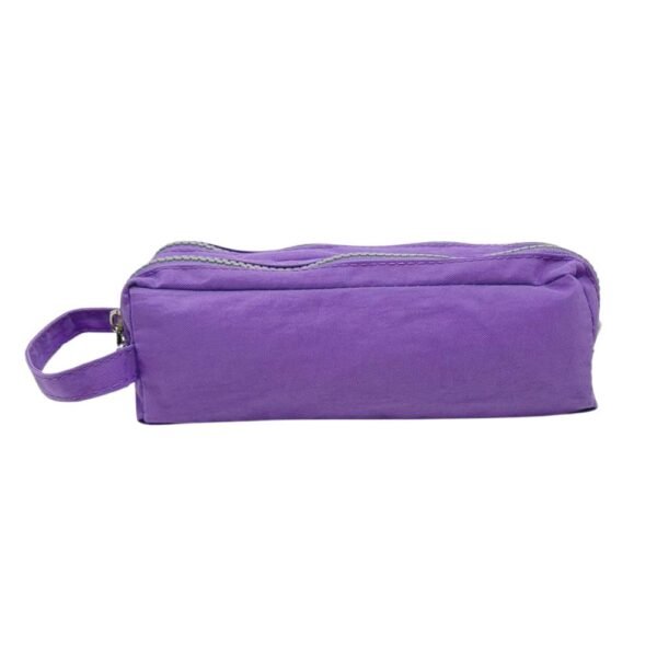 Estojo Escolar Juvenil Daterra Duplo Nylon Clinkle Lilas