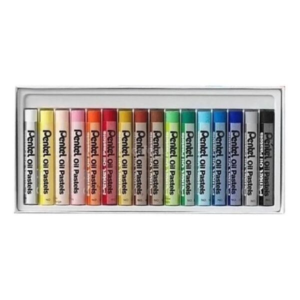 Giz Pastel Oleoso 16 Cores Pentel - Imagem 2