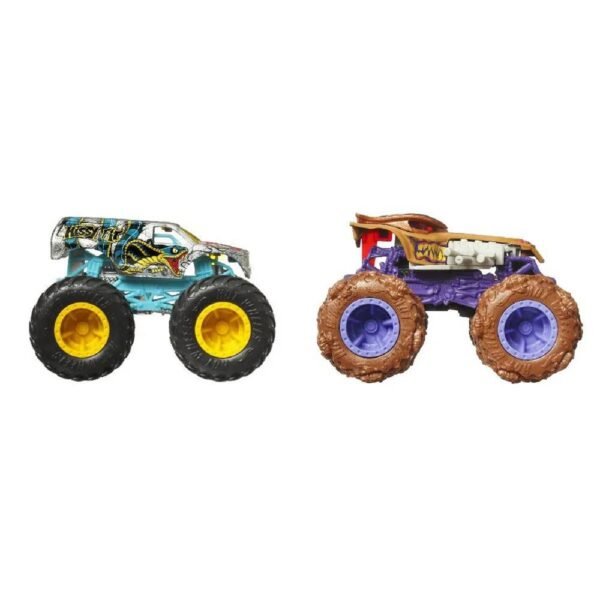 Hot Wheels Monster Trucks Hussy Fit VS Ratical Racer - Image 2