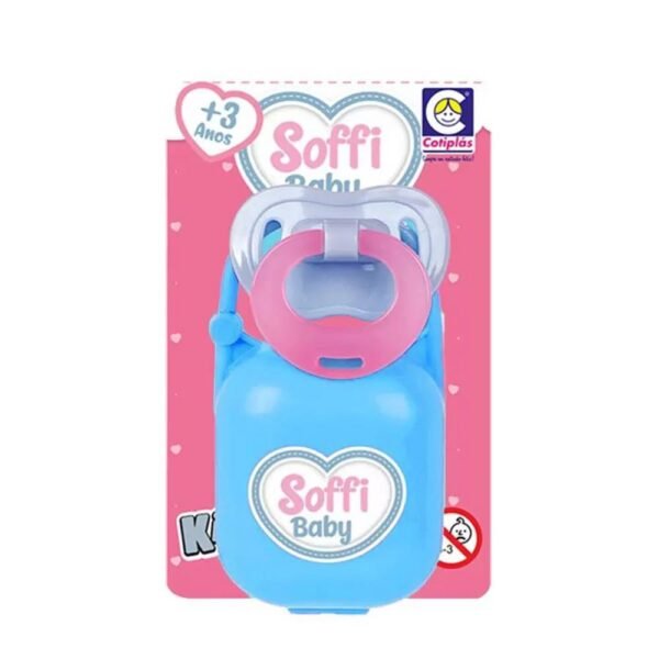 Kit Baby Soffi Chupeta + Porta Chupeta Cotiplas