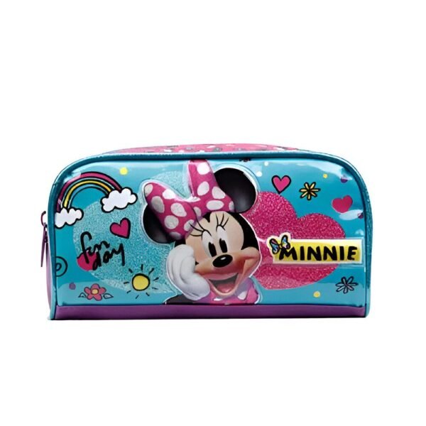 Kit Mochila De Costa Minnie Mouse Fun Day G +Estojo Xeryus - Imagem 5
