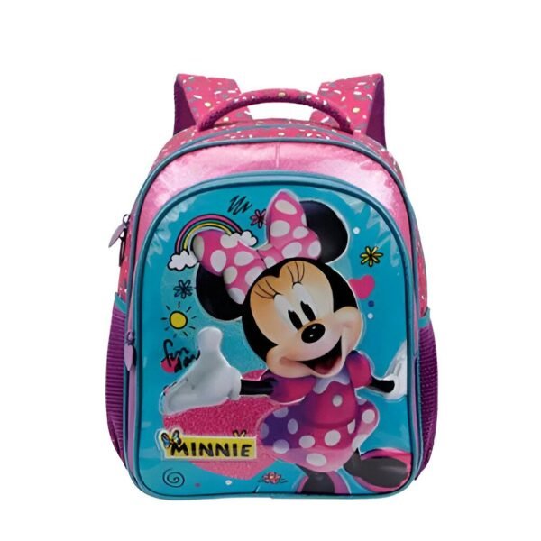 Kit Mochila De Costa Minnie Mouse Fun Day G +Estojo Xeryus - Imagem 2
