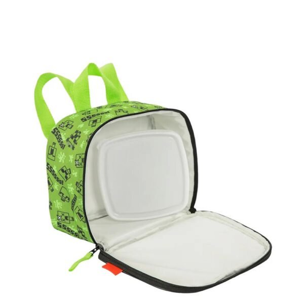 Kit Mochila De Costas Minecraft G Plus Creeper +Lancheira - Imagem 8