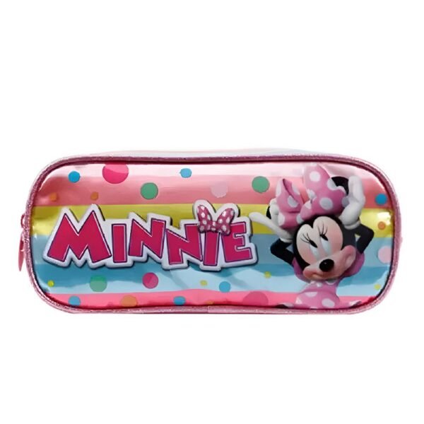 Kit Mochila De Costas Minnie Pop Of Atitude G +Estojo Duplo - Imagem 5