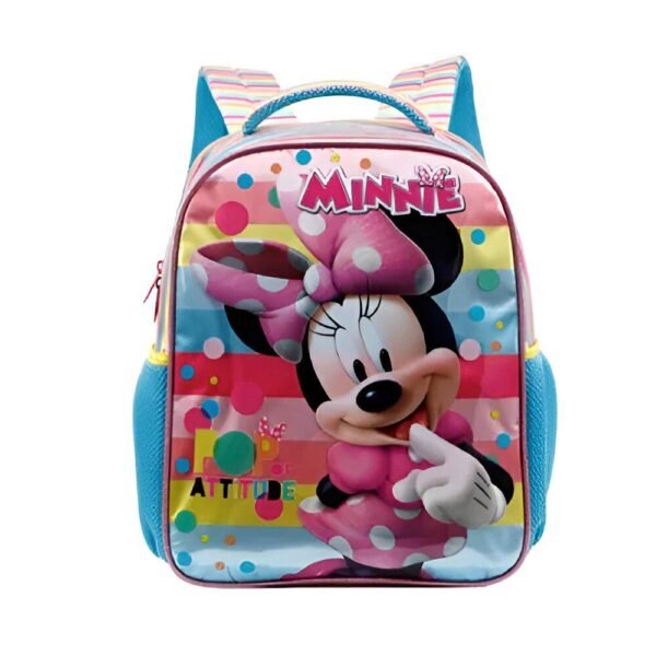 Kit Mochila De Costas Minnie Pop Of Atitude G +Estojo Duplo - Imagem 2