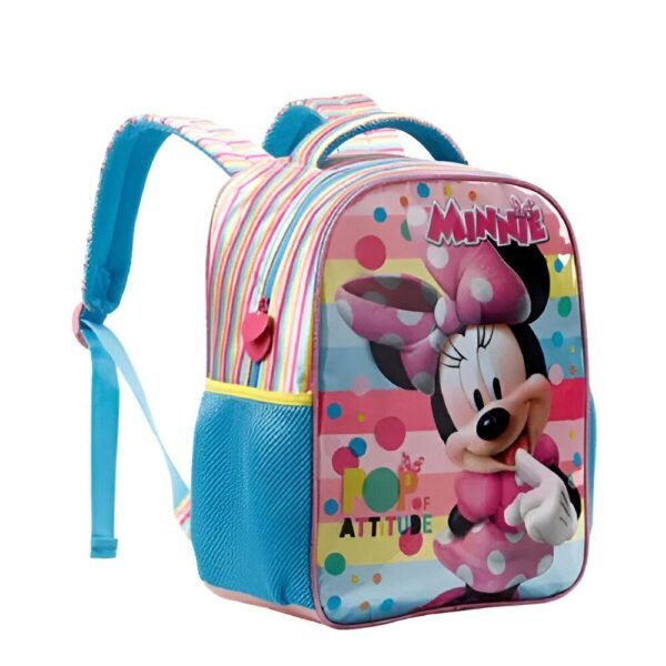 Kit Mochila De Costas Minnie Pop Of Atitude G +Estojo Duplo - Imagem 3