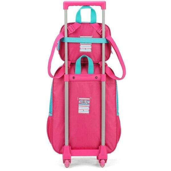 Kit Mochila De Rodinha Polly Pocket + Lancheira Luxcel - Imagem 5