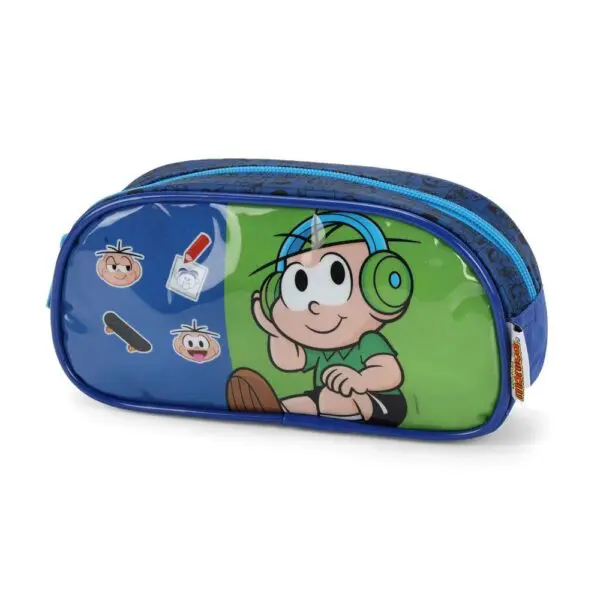 Kit Mochila de Costas Infantil Cebolinha Music + Estojo - Image 4