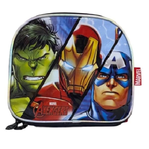 Kit Mochila de Rodinha Avengers Face + Lancheira Luxcel - Image 3