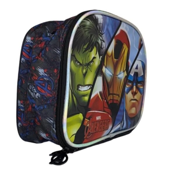 Kit Mochila de Rodinha Avengers Face + Lancheira Luxcel - Image 4