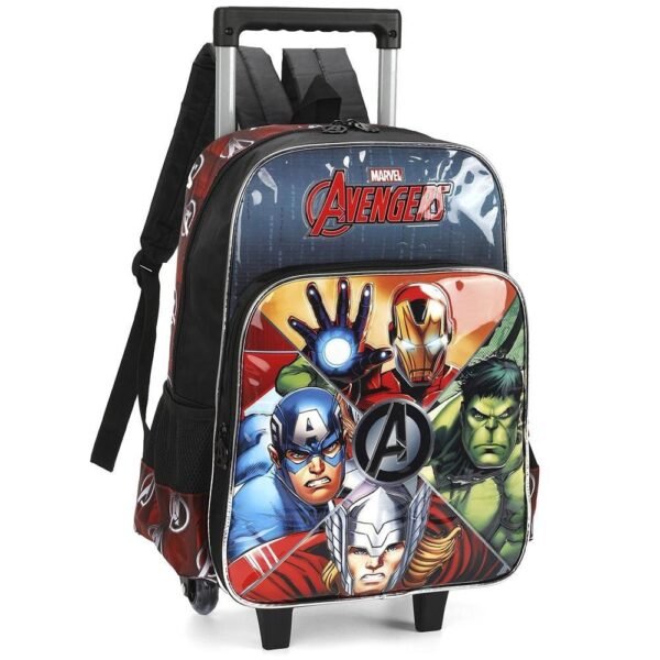 Kit Mochila de Rodinha Vingadores Personagens + Lancheira - Image 2