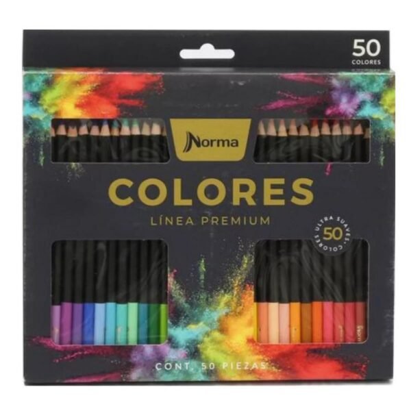 Lapis De Cor Norma Premium Ultra Suave 50 Cores
