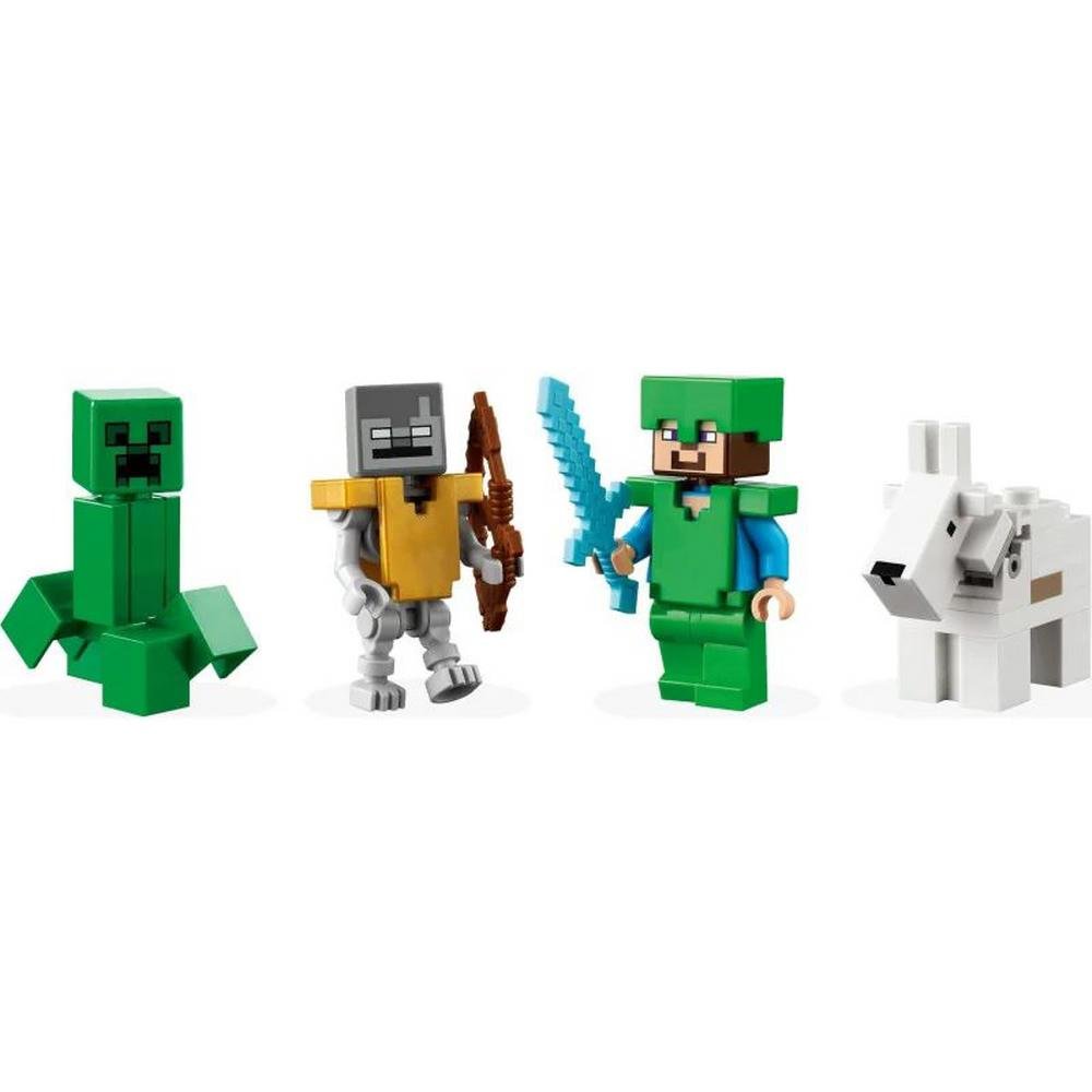 Kit Com 6 Boneco Minecraft Estilo Lego E Acessórios com o Melhor Preço é no  Zoom