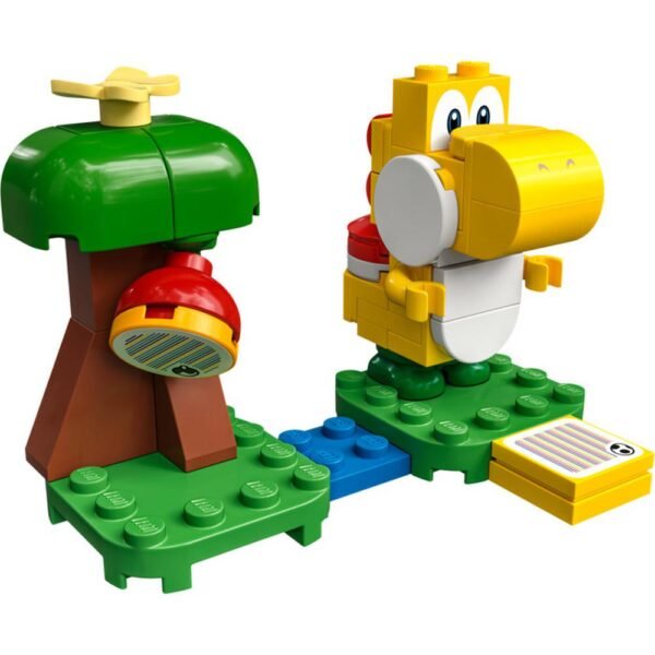 Lego Super Mario Arvore De Fruta Do Yoshi Amarelo 30509 - Imagem 2